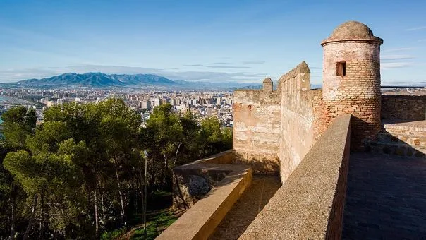 The Castle of Gibralfaro in Malaga